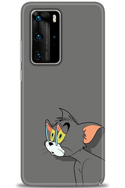 Rulet Aksesuar غطاء متوافق مع هاتف هواوي P40 Pro HD مطبوع + واقي شاشة سيراميك...