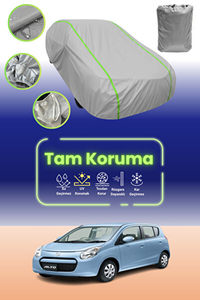 Dokaca Neo غطاء حماية للسيارة من القماش الرمادي اللامع قماش مجدّل سوزوكي ألتو...