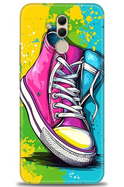 Rulet Aksesuar غطاء متوافق مع هاتف هواوي ميت 20 لايت HD مطبوع - غطاء سيليكون ...