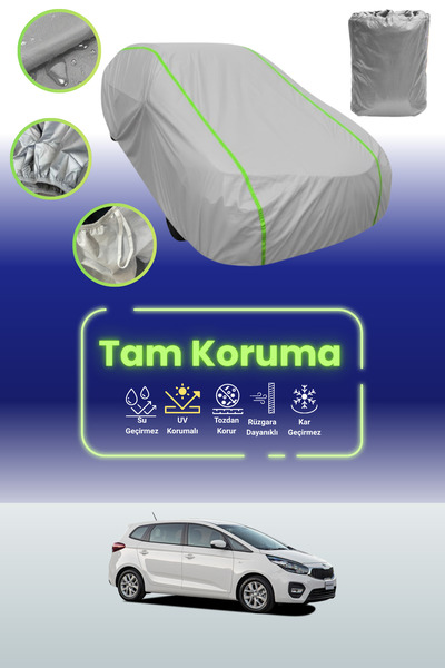 Dokaca Neo غطاء حماية للسيارة باللون الرمادي النيون قماش مجدّل متوافق مع سيار...