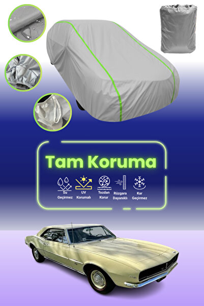 Dokaca Neo غطاء حماية للسيارة باللون الرمادي النيون قماش مجدّل شيفروليه كامار...