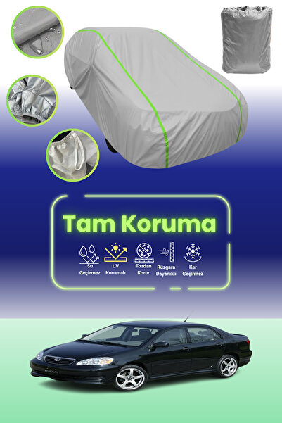 Dokaca Neo غطاء حماية للسيارة باللون الرمادي النيون قماش مجدّل تويوتا كورولا ...