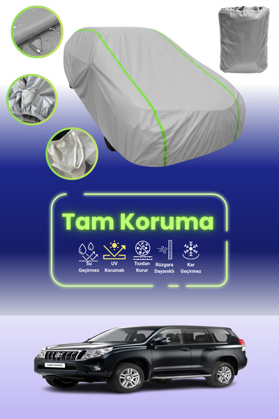 Dokaca Neo غطاء حماية للسيارة باللون الرمادي النيون قماش مجدّل تويوتا لاند كر...