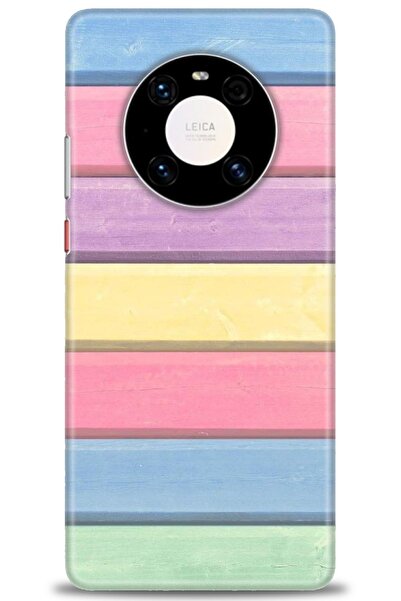 Rulet Aksesuar غطاء متوافق مع هاتف هواوي ميت 40 برو HD مطبوع - غطاء سيليكون م...