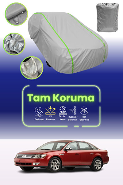 Dokaca Neo غطاء حماية للسيارة من القماش الرمادي النيون قماش مجدّل فورد توروس ...