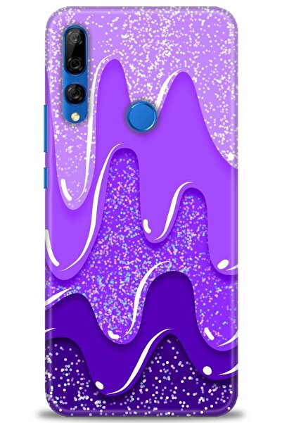 Rulet Aksesuar غطاء متوافق مع هاتف هواوي Y9 برايم 2019 HD مطبوع - غطاء سيليكو...