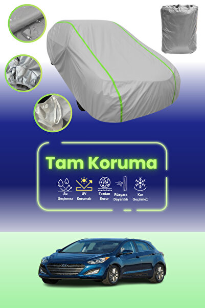 Dokaca Neo غطاء حماية للسيارة باللون الرمادي النيون قماش مجدّل متوافق مع سيار...