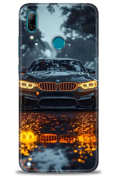 Rulet Aksesuar حافظة متوافقة مع هاتف هواوي بي سمارت 2019 HD مطبوع + واقي شاشة...