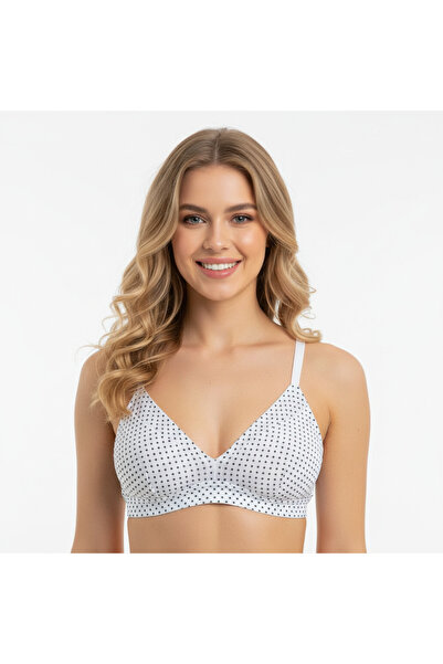 BONBON Kadın Tül Transparan Balensiz Spor Sütyen BB2059