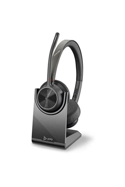 Poly Voyager 4320 Bluetooth Headset with Microsoft Teams Certification & Charging Stand