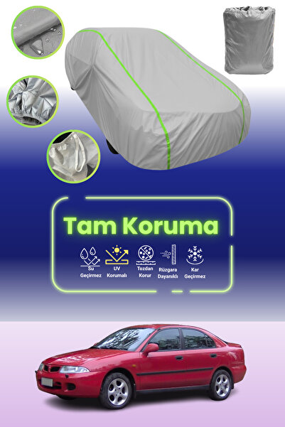 Dokaca Neo غطاء حماية للسيارة باللون الرمادي النيون قماش مجدّل متوافق مع سيارة ميتسوبيشي كاريزما هاتشباك