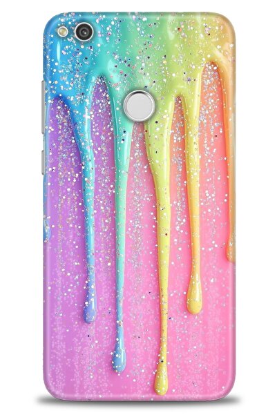 Rulet Aksesuar غطاء متوافق مع هاتف هواوي P9 لايت 2017 HD مطبوع - غطاء سيليكون...