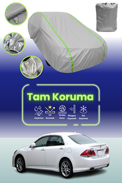 Dokaca Neo غطاء حماية للسيارة من القماش الرمادي اللامع قماش مجدّل تويوتا كراو...