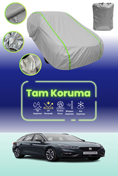 Dokaca Neo غطاء حماية للسيارة باللون الرمادي النيون قماش مجدّل Seat Leon St E...