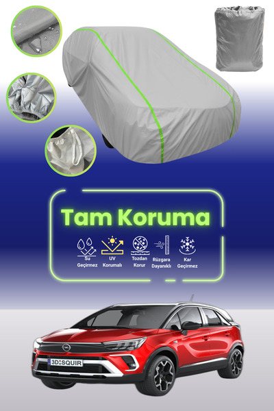 Dokaca Neo غطاء حماية للسيارة من القماش الرمادي النيون قماش مجدّل متوافق مع أ...