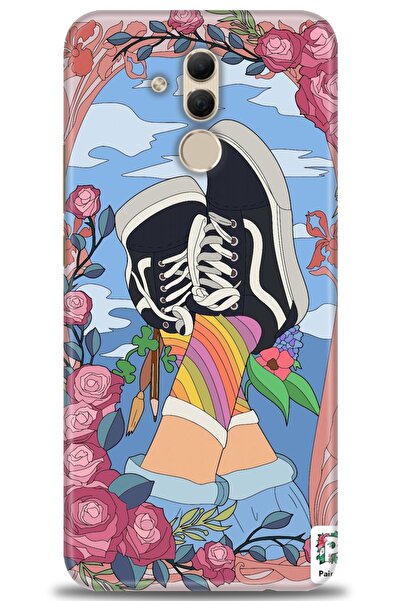 Rulet Aksesuar غطاء متوافق مع هاتف هواوي ميت 20 لايت HD مطبوع - غطاء سيليكون ...