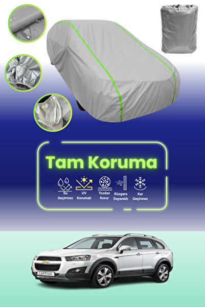 Dokaca Neo غطاء حماية للسيارة من القماش الرمادي النيون قماش مجدّل شيفروليه كا...