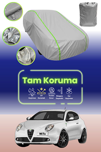 Dokaca Neo غطاء حماية للسيارة من القماش الرمادي اللامع قماش مجدّل ألفا روميو ...