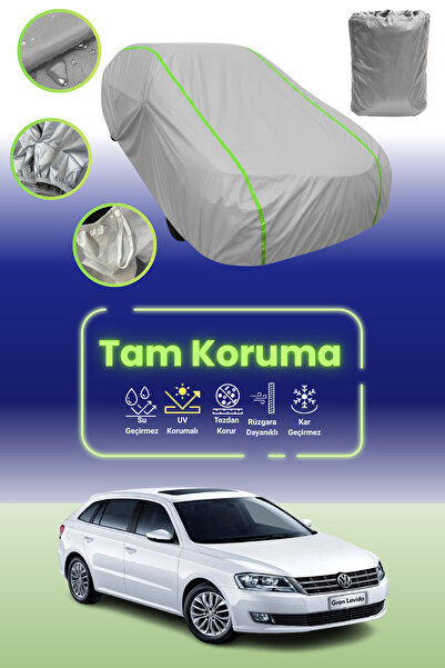 Dokaca Neo غطاء حماية للسيارة من القماش الرمادي النيون قماش مجدّل فولكس فاجن ...