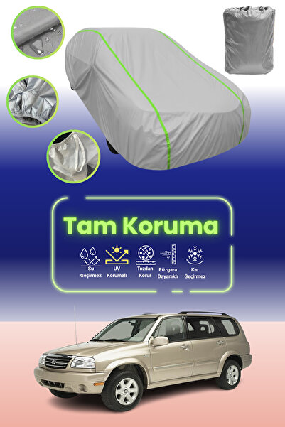 Dokaca Neo غطاء حماية للسيارة باللون الرمادي النيون قماش مجدّل سوزوكي جراند ف...