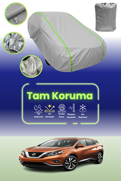 Dokaca Neo غطاء حماية للسيارة باللون الرمادي النيون قماش مجدّل متوافق مع نيسا...