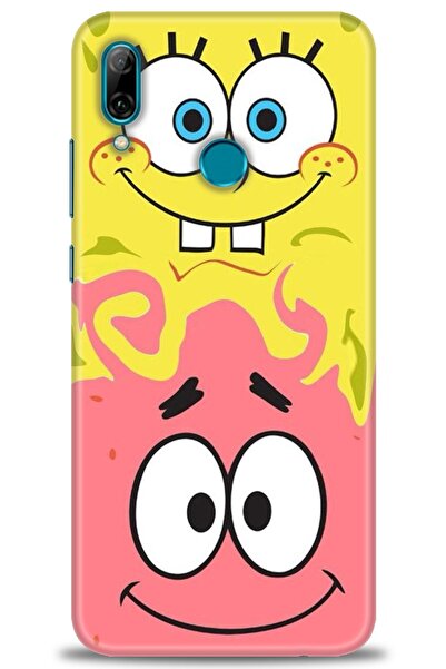 Rulet Aksesuar حافظة متوافقة مع هاتف هواوي بي سمارت 2019 HD مطبوع + واقي شاشة...