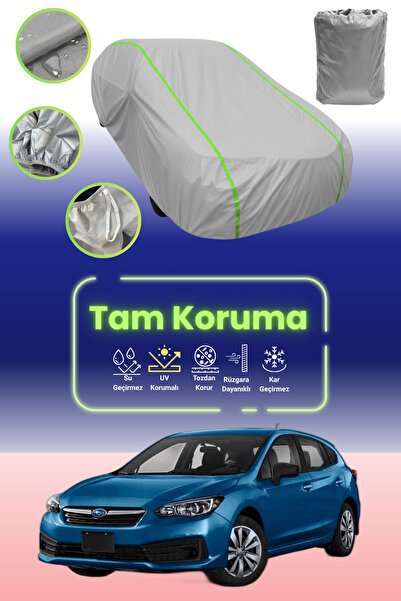 Dokaca Neo غطاء حماية للسيارة من القماش الرمادي اللامع قماش مجدّل سوبارو إمبر...