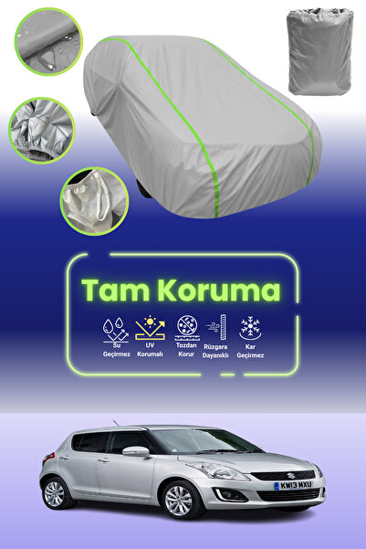 Dokaca Neo غطاء حماية للسيارة باللون الرمادي النيون قماش مجدّل سوزوكي سويفت 5...