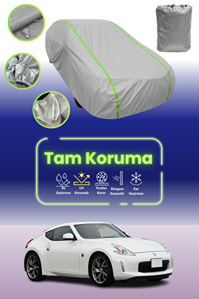 Dokaca Neo غطاء حماية للسيارة باللون الرمادي النيون قماش مجدّل نيسان 370Z كوب...