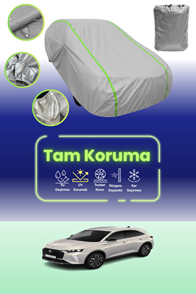 Dokaca Neo غطاء حماية للسيارة من القماش الرمادي النيون قماش مجدّل متوافق مع س...