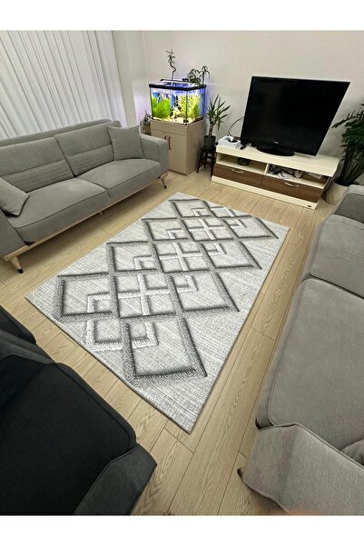 MODKLAS Velvet Carpet Cover - Elastic - Washable - Digital Printing - Size 9M²=250X350 cm and 12M²=300X400 cm