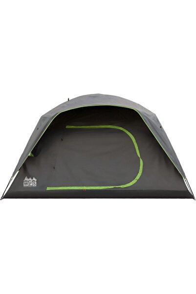 Generic WFS Blackout 8-Person Dome Camping Tent, Grey, 12'x9'