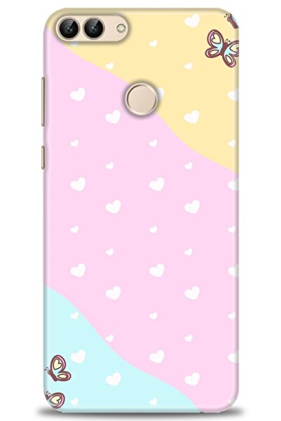 Rulet Aksesuar غطاء متوافق مع هاتف هواوي بي سمارت HD مطبوع - غطاء سيليكون بتص...