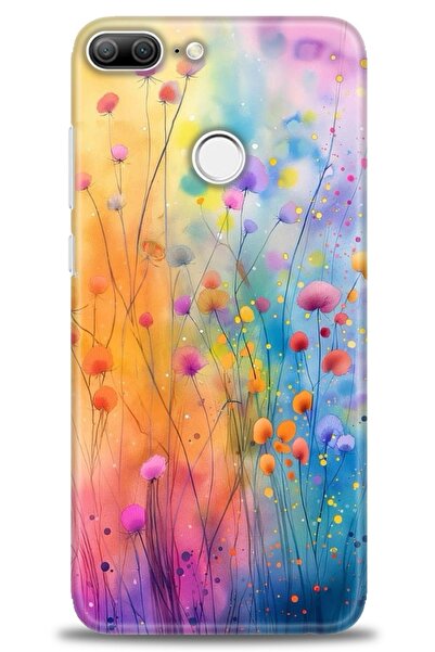 Rulet Aksesuar غطاء متوافق مع هاتف هواوي هونر 9 لايت HD مطبوع - غطاء سيليكون ...