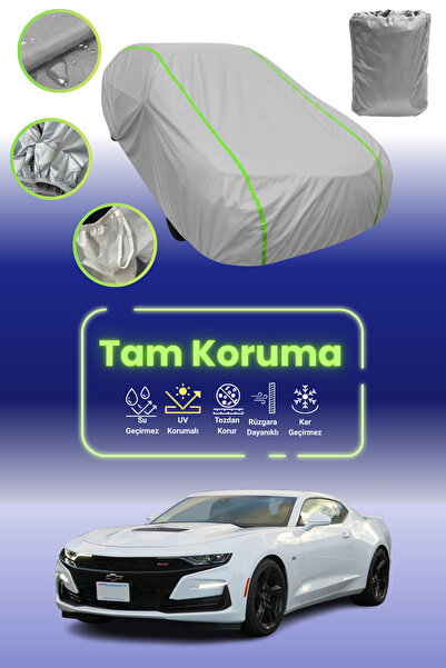 Dokaca Neo غطاء حماية للسيارة باللون الرمادي النيون قماش مجدّل شيفروليه كامار...