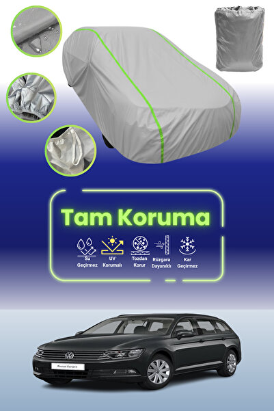 Dokaca Neo Gray Neon Corded Fabric Volkswagen Passat Variant 2014 - 2019 Comp...