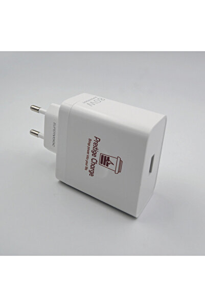 PRESTIGE CHARGE Incarcator Retea SuperVooC 80W,, Iesire USB, pentru Oppo, alb