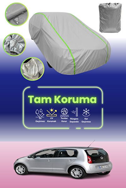 Dokaca Neo فولكس فاجن أب! باللون الرمادي النيون قماش مجدّل غطاء حماية للسيارة...