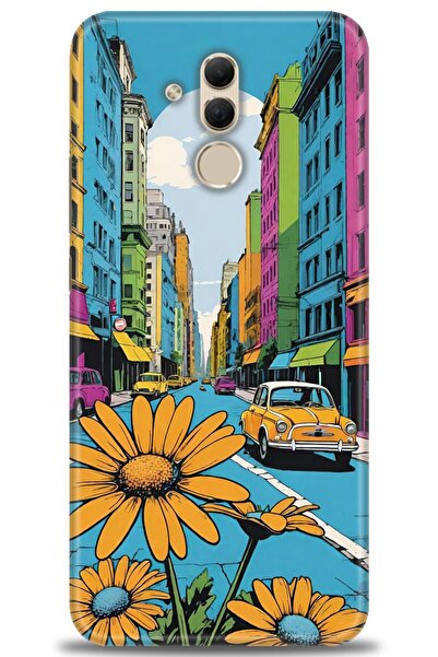 Rulet Aksesuar غطاء متوافق مع هاتف هواوي ميت 20 لايت HD مطبوع - غطاء سيليكون ...