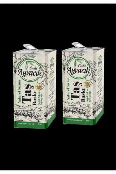 ayvacık lezzet dünyası GOLD AYVACIK NATÜREL SOĞUK SIKIM SIZMA ZEYTİNYAĞI 2*5L...
