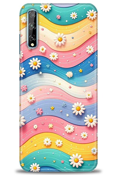 Rulet Aksesuar غطاء متوافق مع هاتف هواوي بي سمارت اس HD مطبوع - غطاء سيليكون ...