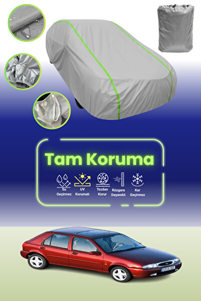 Dokaca Neo غطاء حماية للسيارة باللون الرمادي النيون قماش مجدّل فورد فييستا 5 ...