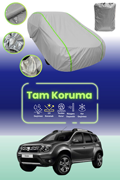 Dokaca Neo غطاء حماية للسيارة من القماش الرمادي النيون قماش مجدّل متوافق مع د...