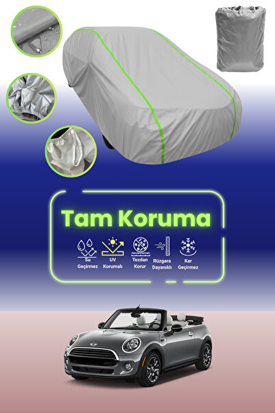 Dokaca Neo غطاء حماية للسيارة باللون الرمادي النيون قماش مجدّل ميني كوبر كابر...