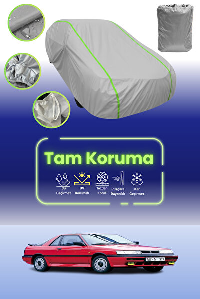 Dokaca Neo غطاء حماية للسيارة من القماش الرمادي اللامع قماش مجدّل نيسان صني 2...