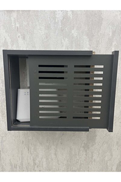 AA AHŞAP Modem Wifi Duvar Düzenleyici Modem Kutusu Elektrik Pano Çok Amaçlı K...