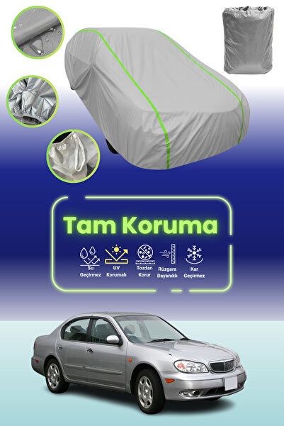 Dokaca Neo غطاء حماية للسيارة من القماش الرمادي اللامع قماش مجدّل متوافق مع ن...