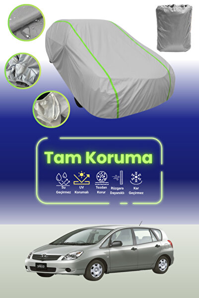 Dokaca Neo غطاء حماية للسيارة من القماش الرمادي النيون قماش مجدّل تويوتا كورو...