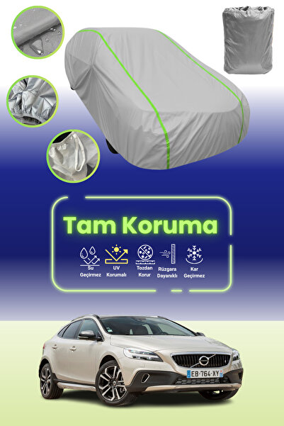 Dokaca Neo غطاء حماية للسيارة باللون الرمادي النيون قماش مجدّل متوافق مع سيار...