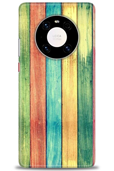 Rulet Aksesuar غطاء متوافق مع هاتف هواوي ميت 40 برو HD مطبوع - غطاء سيليكون م...